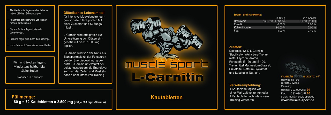 Musclesport Label L-Carnitin